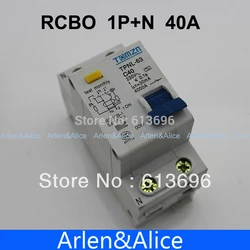 サージおよびリーク保護付きの残留電流サーキットブレーカ,rcbo dpnl 1p n 40a 230v〜50hz/60hz