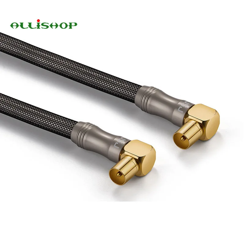 Cable Coaxial Premium para antena HDTV, conector Coaxial para DVB-T y DVB-T2, Radio de 75ohm, 3 tipos, 1080P