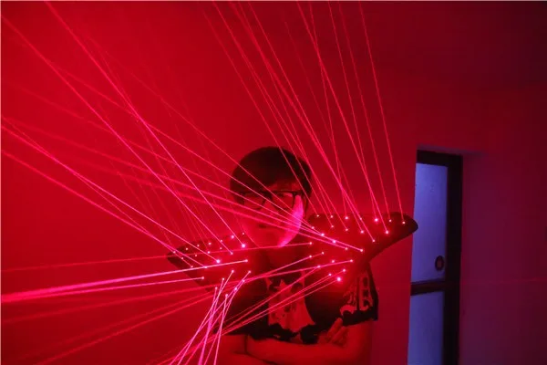 

Free shipping Red Laser Suit, LED Vest, Luminous Waistcoat Laser Gloves Glasses For Laser Show