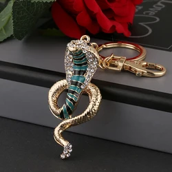 High-quality enamel craft ornament snake women bag pendant purse key chain car keyring ysk091