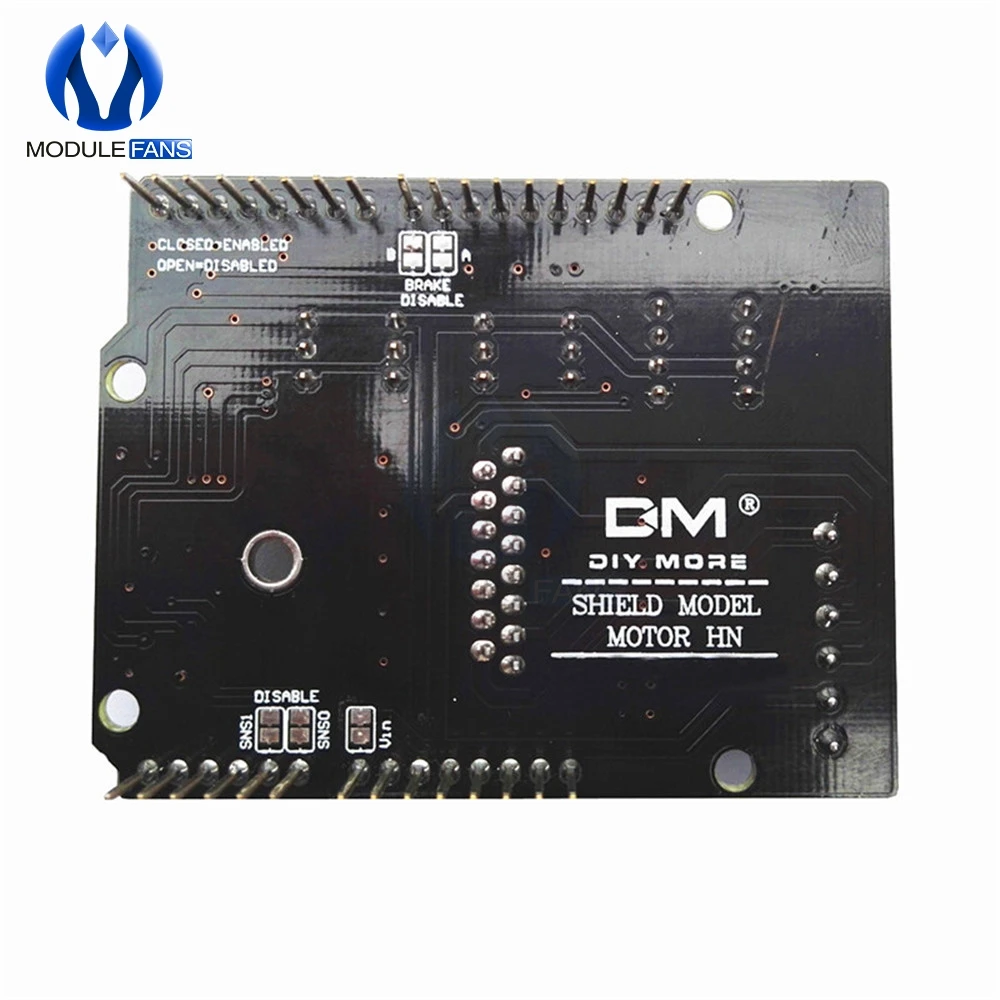 For Arduino  R3 MEGA2560 Dual Channel DC Motor Driver Shield Expansion Board L298NH Module Driving Module Replace L298P L298