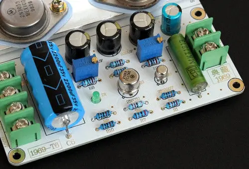 لوحة JLH 1969 من الفئة أ لمضخم صوت عالي الجودة PCB MOT/2N3055