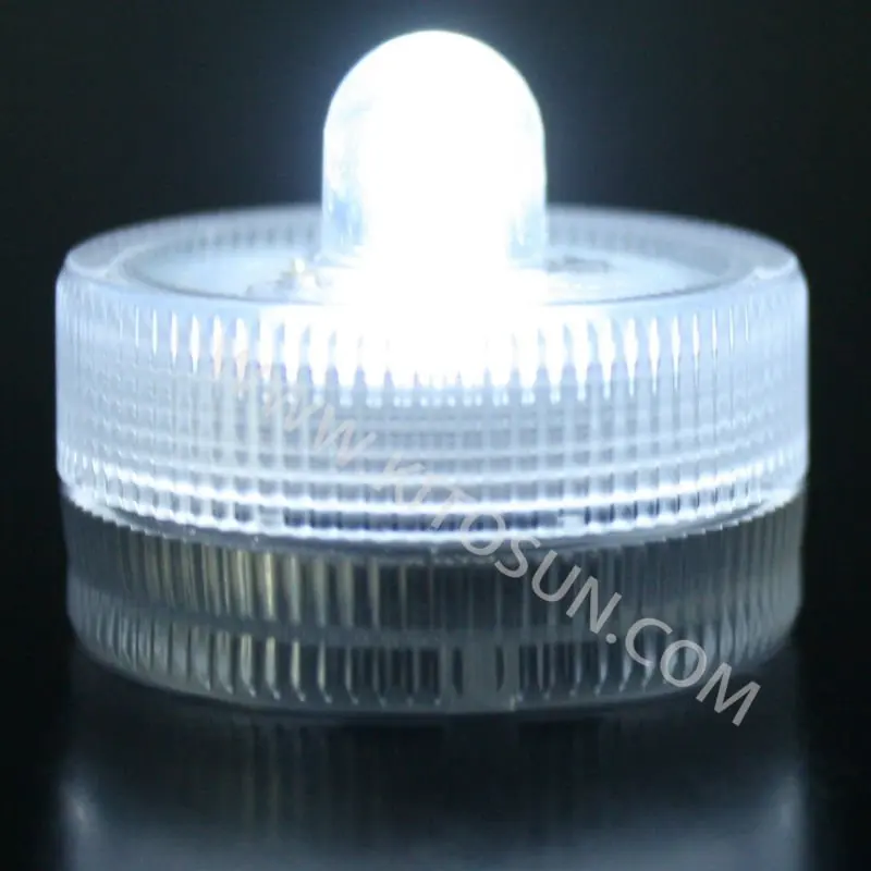 

Wholesale 50pcs/lot Submersible Waterproof Wedding Underwater Tea Light Sub LED Light for Decoration Wedding Party Bar