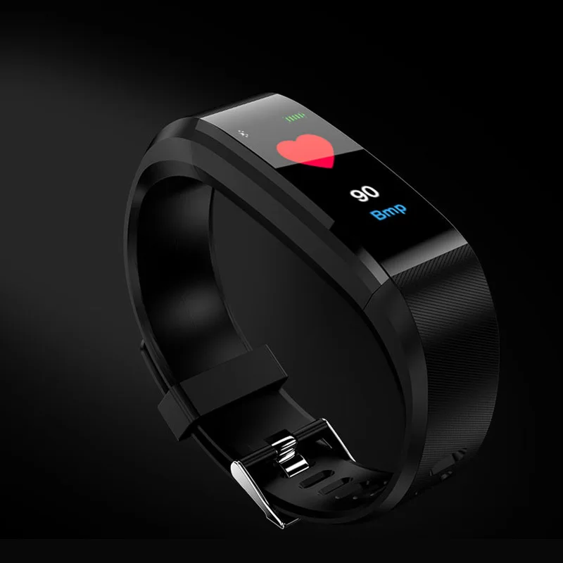 Color Touch Screen Smart Bracelet Heart Rate Blood Oxygen Pressure Monitor Bluetooth Call Sports Waterproof Pedometer APP Watch