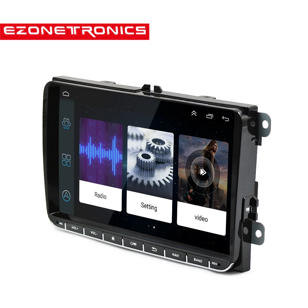 2Din Android 8.1 Car Radio Stereo Player 9Inch 2G or 1G DDR3 GPS Navigatie Bluetooth for VW Passat Golf MK5 -6 Jetta T5 EOS POLO