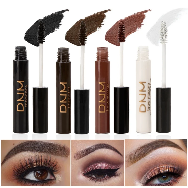 Mascara professionnel pour les yeux, maquillage blanc, extensions de cils, cosmétiques, marron, beauté, santé, 4 couleurs, 1 pièce