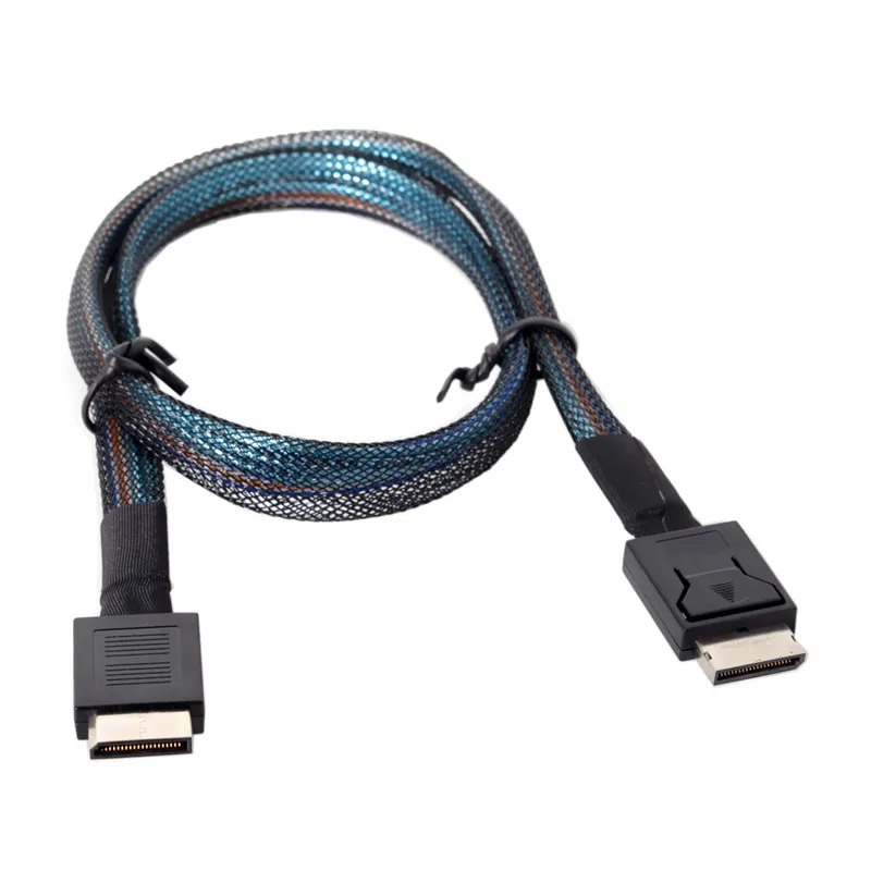 SFF-8611 4i male to male OCuLink HBA PCIe G3 PCI-Express to OCuLink SFF-8611 SSD Data Active Cable 0.5M/50cm