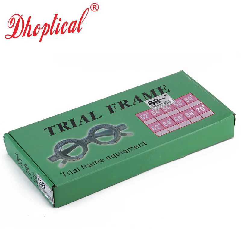 trial frame 52mm~70mm colorful for glasses shop and optical hospital tool by dhoptical