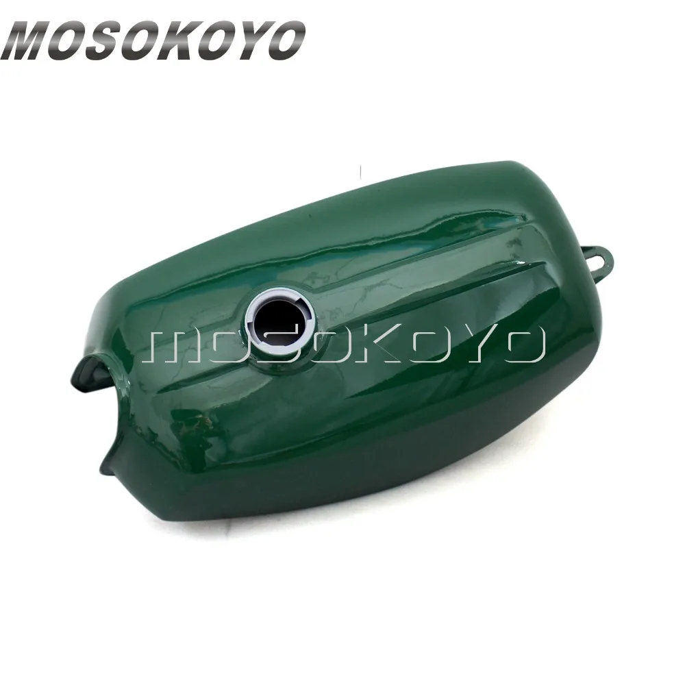 Motorcycle Green Orange Oil Tank Gas Fuel Tank + 2 Side Cover for Simson S50 S51 S70