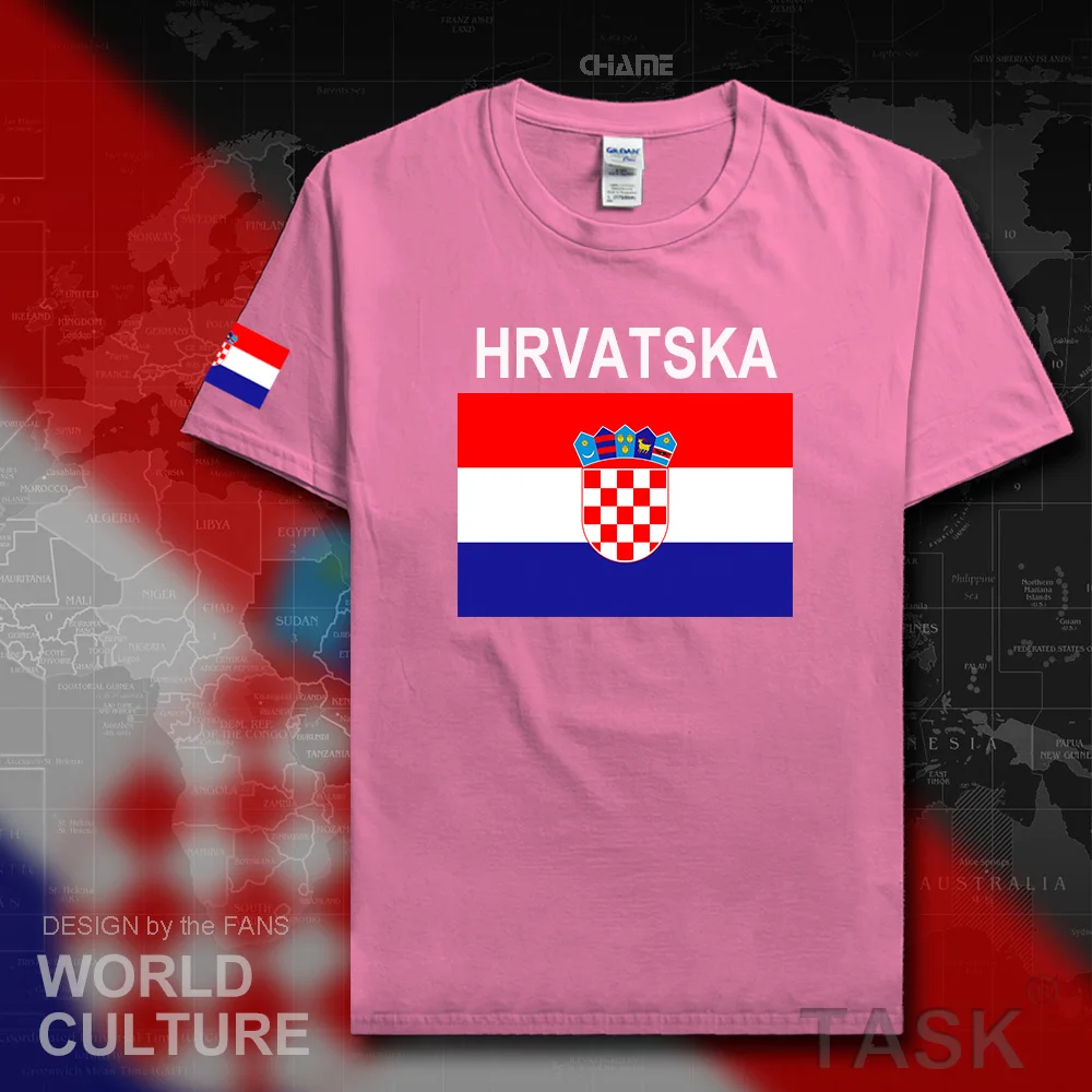 Croatia Hrvatska Croatian men t shirts 2017 jerseys nation team tshirt 100% cotton t-shirt clothing tees country tops HRV Croats