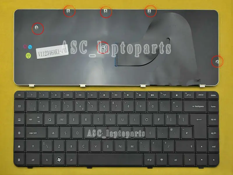 

New UK English Keyboard For HP Compaq Presario G56 G62 CQ56 CQ62 Laptop Black