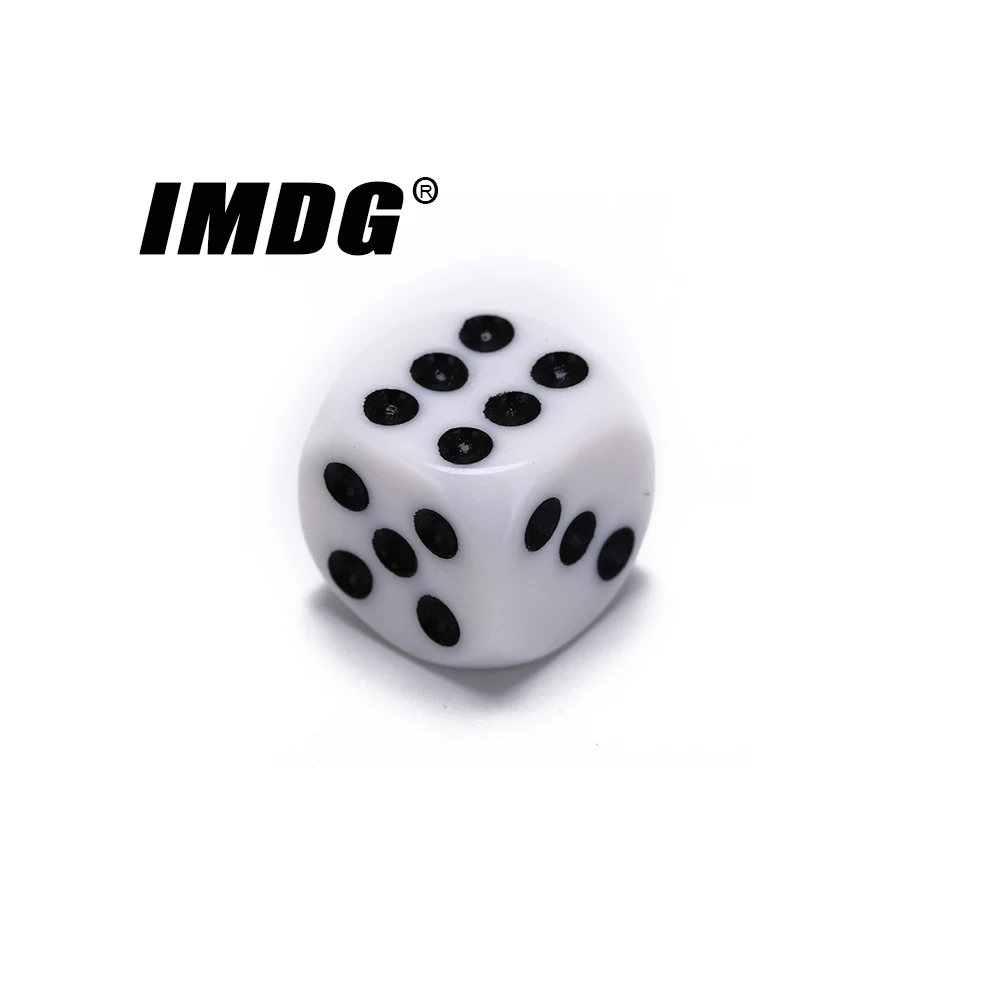 Wholesale 1000pcs New 14mm Acrylic Dice #14 Mahjong Dice Dot Round Corner High Quality Boutique Dice