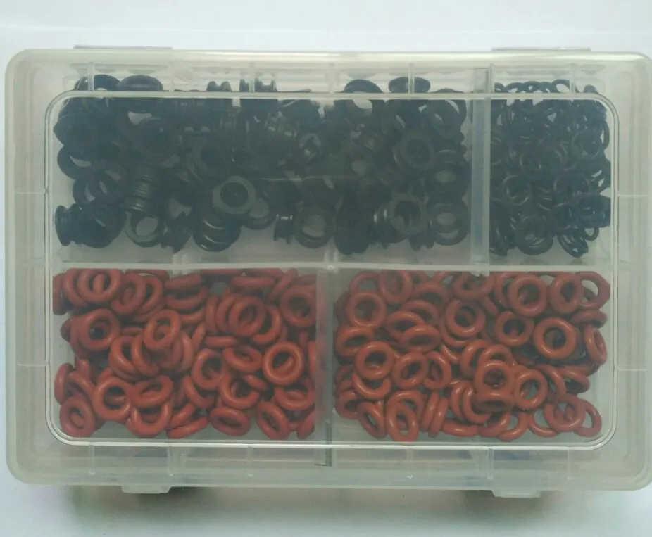 100unit/box fuel universal injector rubber seals kits rubber oring repair kits (AY-SK100)