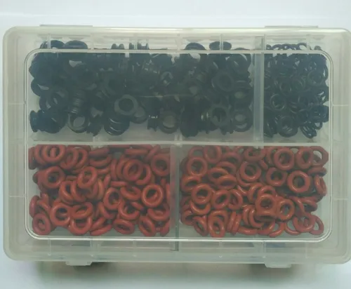 Imagen 2 del producto 100 unidades/caja kits de sellos de goma para inyector universal de combustible kits de reparación de oring de goma (AY-SK100)