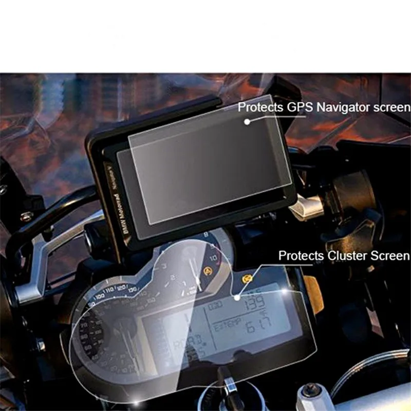 

2 Set Cluster Scratch Cluster Screen Protection Film Protector For BMW R1200GS LC /Adventure/ADV R1200/R 1200 GS