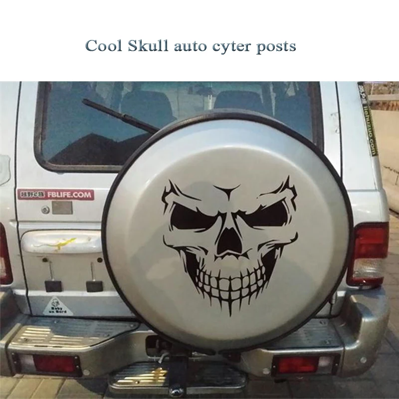 ZD Punisher Skull For VW Passat B5 B6 Polo Golf 4 5 Chevrolet Cruze Lada Granta RAM Car Vent Hood Tire Reflective Decal Stickers