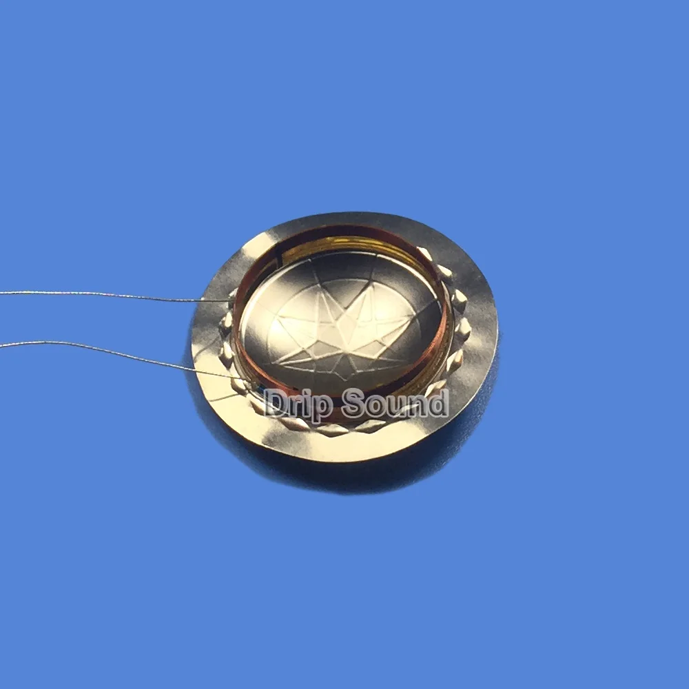 2 قطعة 25.5 مللي متر مكبر الصوت ملف صوتي القرن المتكلم ثلاثة أضعاف التيتانيوم فيلم الحجاب الحاجز محرك رئيس إصلاح أجزاء # فضي 2