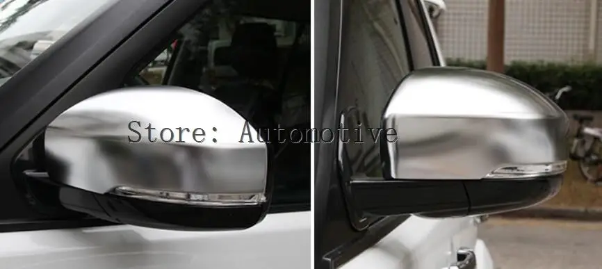 Chrome Rear View Mirror Decoration For Land Rover Discovery 4 10-15 For Range Rover Sport 14-17 Side Mirror Cover Trim Accessory