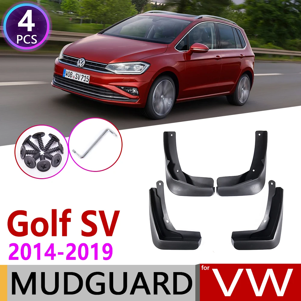 

for Volkswagen VW Golf Sportsvan SV 2014~2019 Mk7 2014~2019 Mudflap Fender Mud Guard Mudguards Accessories 2015 2016 2017 2018