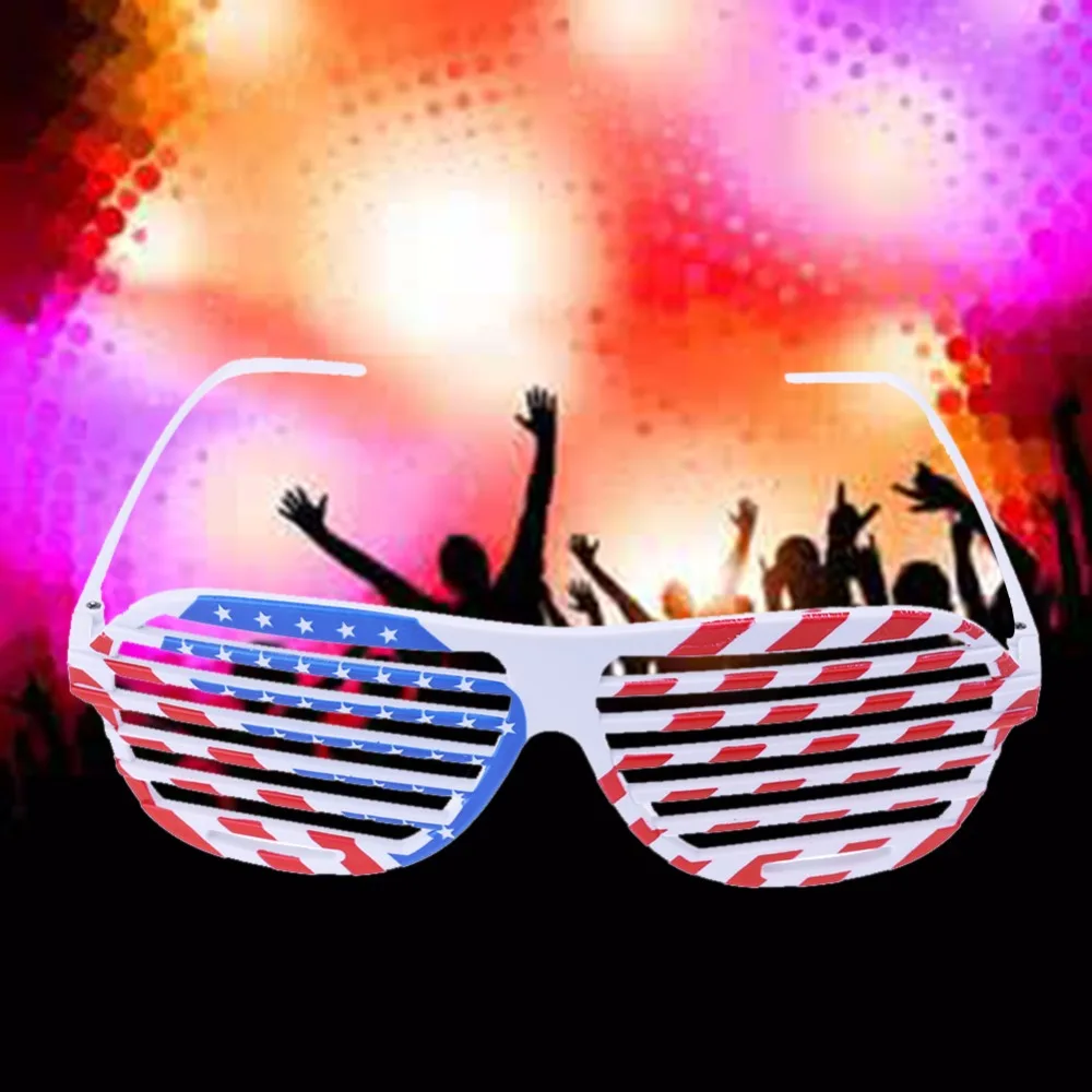 

Support custom USA/England flag shutter glasses,dance party glasses, Shutter Glasses for Rave Party Bars party favors gifts