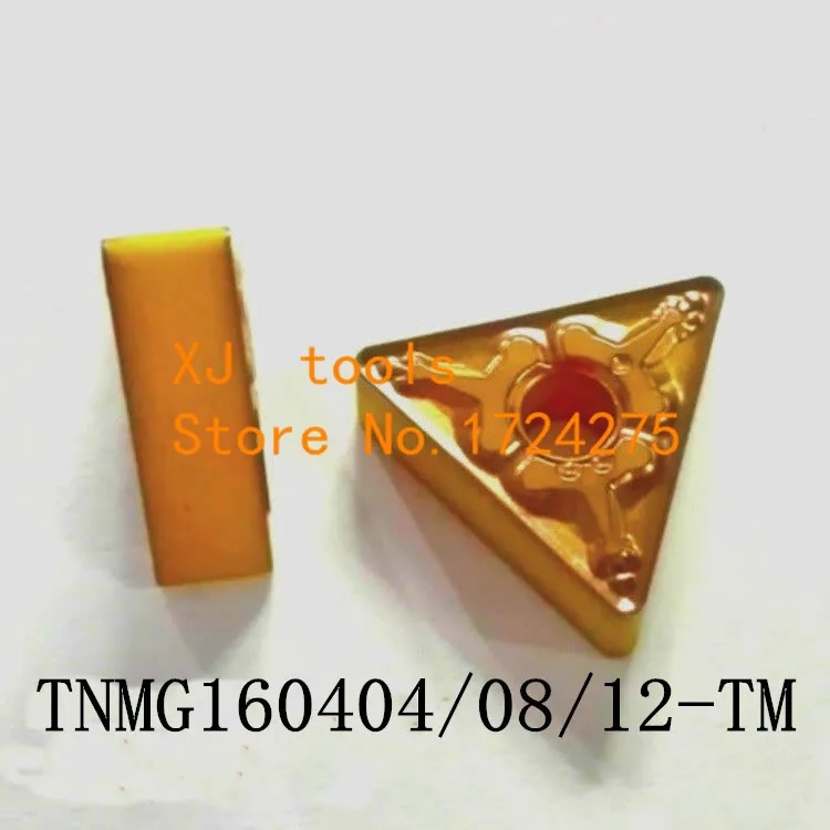 10PCS TNMG160404/ TNMG160408 TM carbide CNC inserts,lathe tool,apply to steel processing,insert MTQNR/MTJNR,Good wear resistance