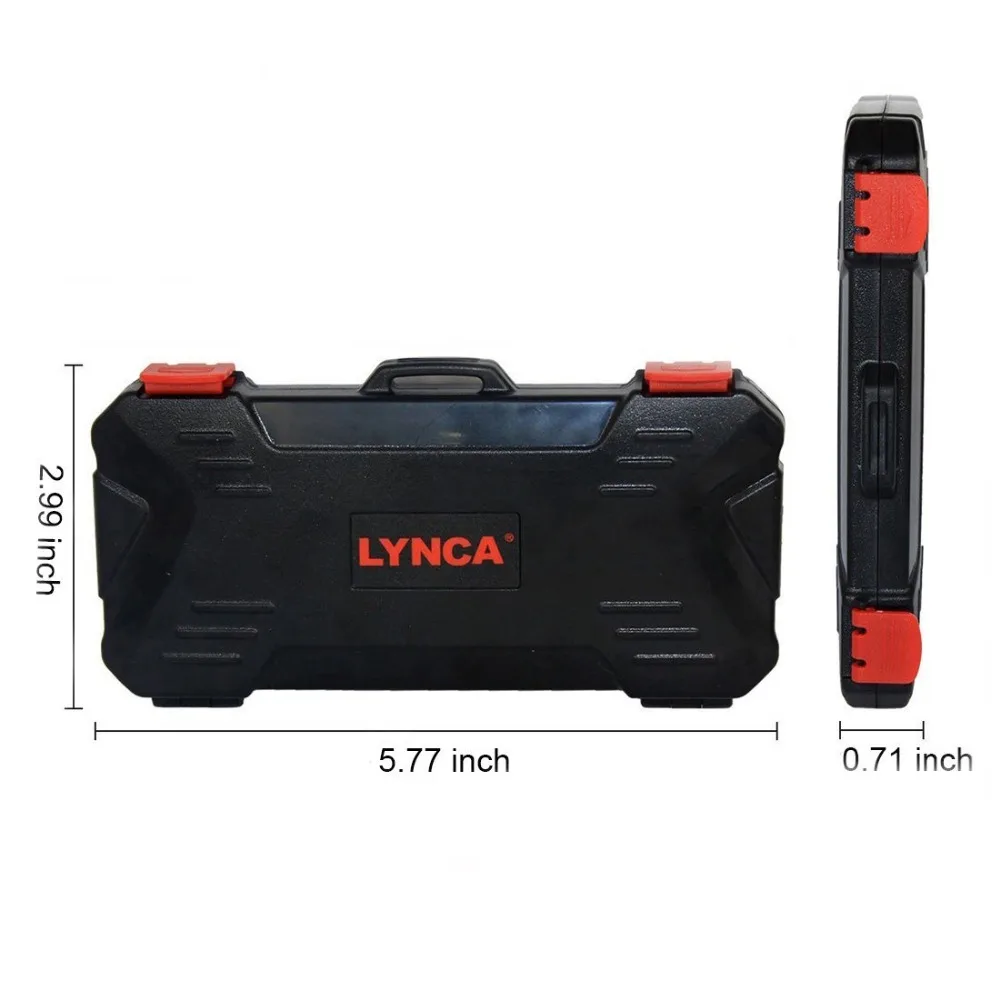 LYNCA Portable Memory Card Storage Case Holder SD/CF/MSD/XQD/TF/SDHC SDXC Micro SD Card Storage Box  Waterproof&Shockproof