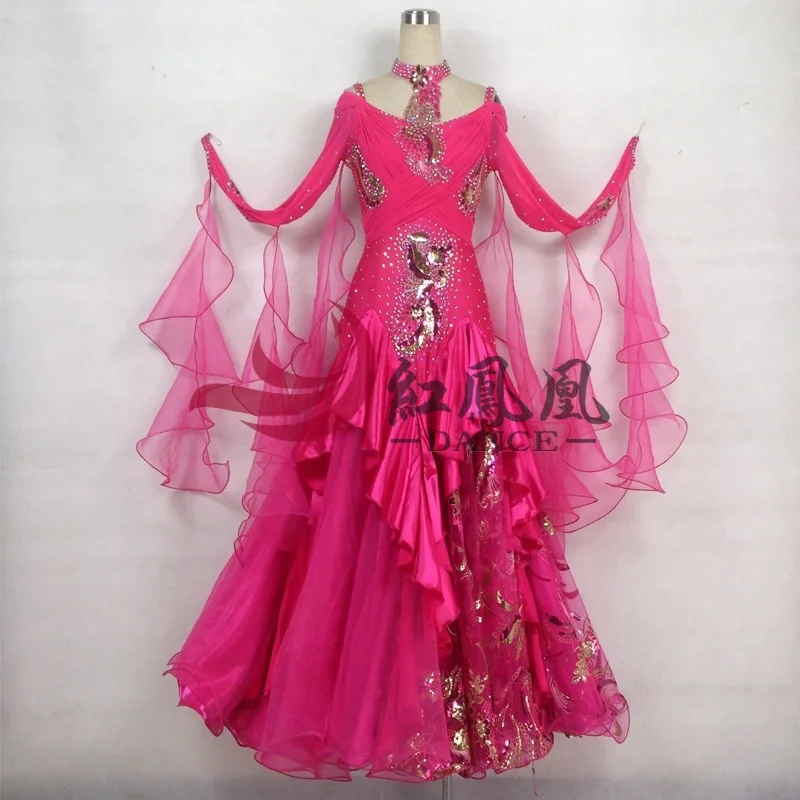 

High-end International Standard Ballroom Smooth Dance Competition Dress, /Ballroom Standard Tango Waltz Dance Dress