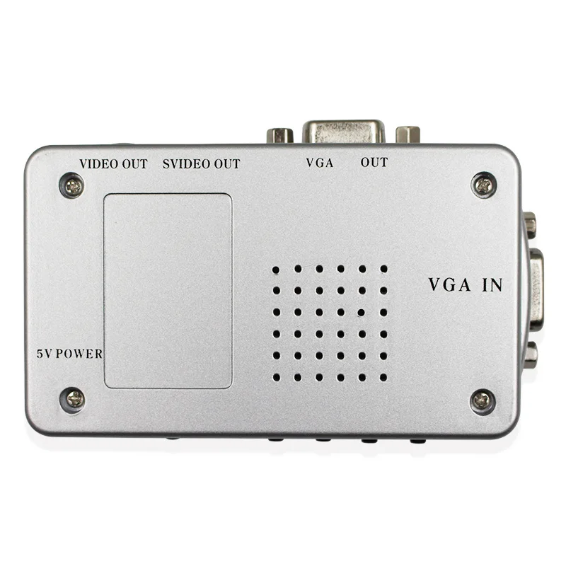 Premium PC Laptop VGA to AV RCA TV Monitor S-video Signal Adapter Converter VGA2AV Switch Box