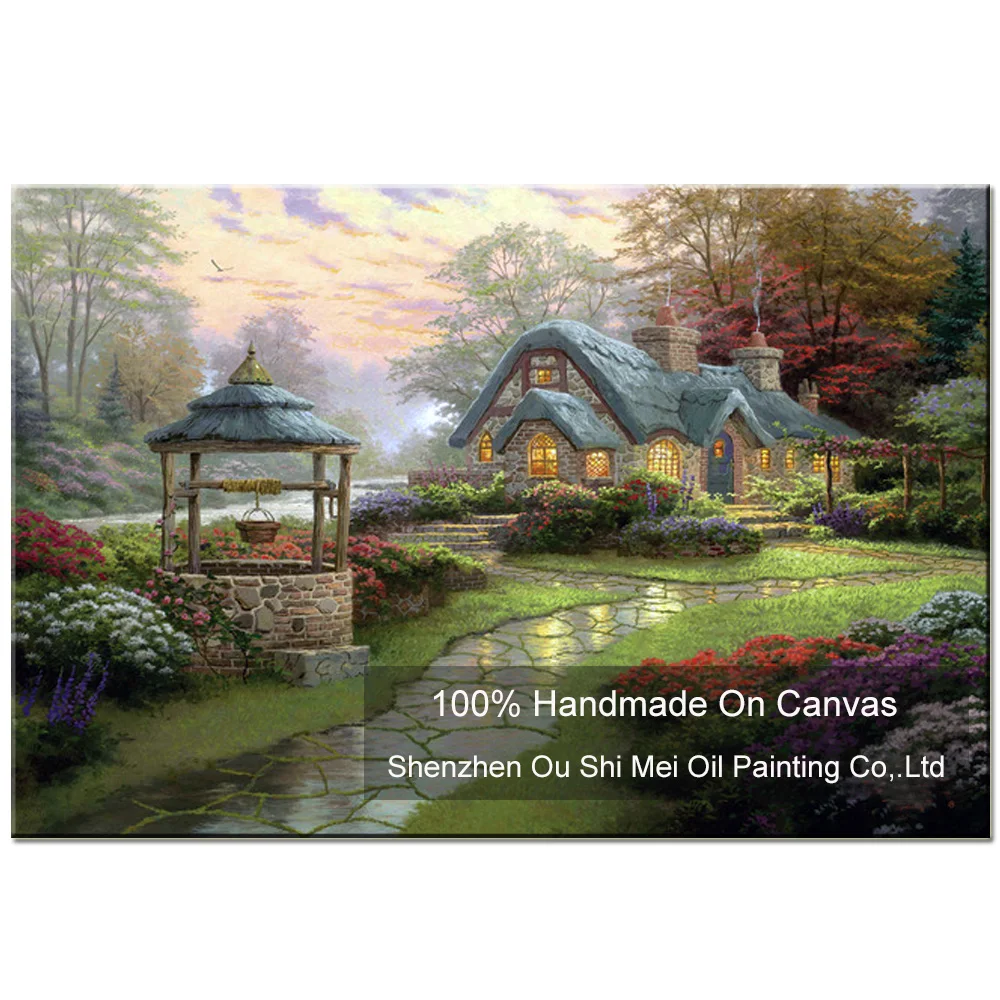 

Hand Painted HIgh Quality Thomas Landscape Oil Painting On Canvas for Home Decor European Scenery Living Room Decor Paintings