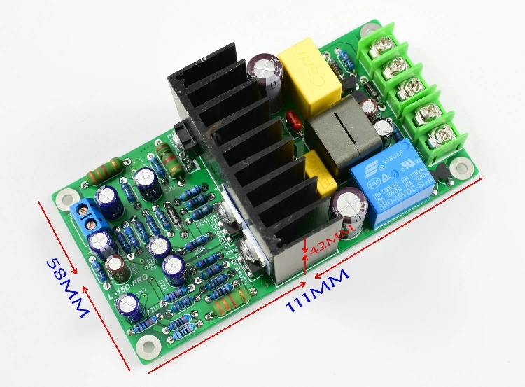 

2PCS L15D-PRO IRS2092S Audio Amplifier Board 300W Class D 2-channel Digital Amplifier Board 300W