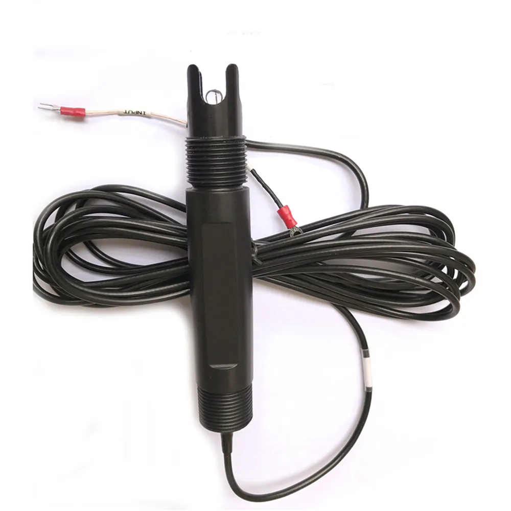 Industrial PH Probe 0 -14PH Electrode Sensor Industrial PH Acid Meter PH Electrode/ 3/4 NPT Pipe Thread Sensor With 5M Cable