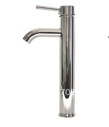 

Free shipping polished chrome single hole Bathroom Vessel Lavatory Sink Faucet
