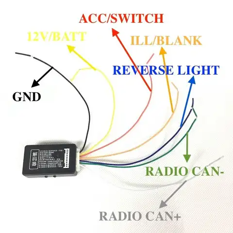 BODENLA Car Radio MIB RCD330 Plus Decoder Canbus Gateway Emulator Simulator For VW Golf Jetta MK5 MK6 Passat Touran