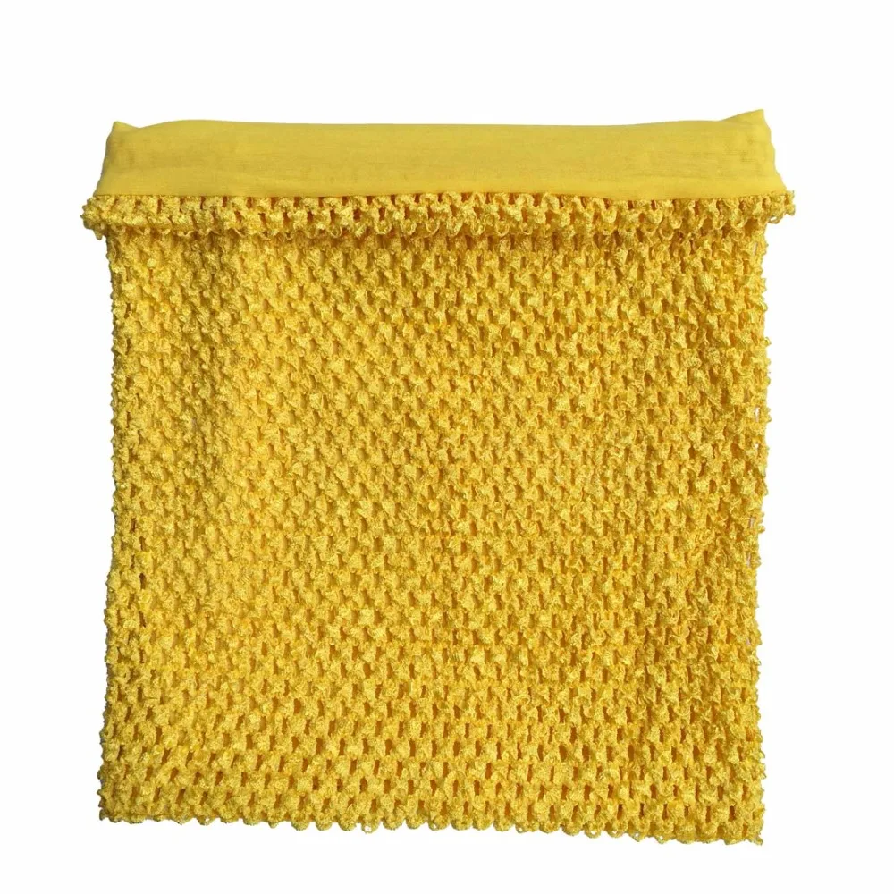 Top de tubo de ganchillo forrado para niñas pequeñas, Tops de tutú de ganchillo para niñas pequeñas de 7 a 10 años, 10x12 pulgadas