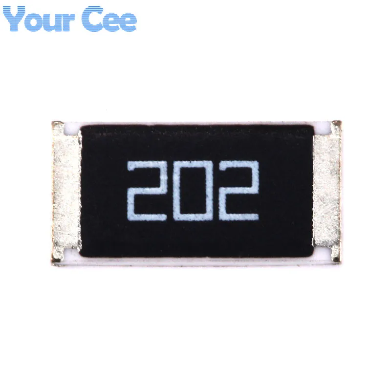 100pcs/20pcs 2Kohm 2512 SMD Chip Resistor 1W 2K ohm 202 2KR Resistance 5%