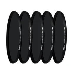 ZOMEI IR GLASS X-Ray INFRARED FILTER 5 in1 Set 49/52/58/67/72/82mm 680+720+760+850+950nm IR filter for DSLR camera