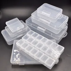 Different Styles Sizes Lockable Plastic Storage Box for Repair Tools Parts Chip Jewelry Accessories Bionic Bait Hair Ornaments