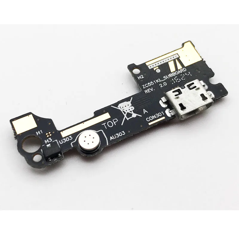 New For Asus Zenfone 3 Laser ZC551KL USB Charging Dock Port Contector Flex Ribbon Cable With Mic Microphone Board