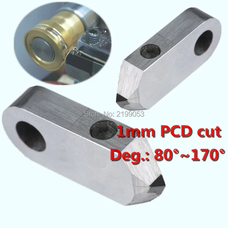 Posalux-herramienta de corte de diamante de 1mm, herramienta de fabricación de joyas, cortador PCD Endmill para máquina de facetado tipo Posalux