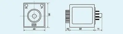 24VAC Power On Delay AH3-3 Timer 0-60 min Relay With Socket Base PF083A