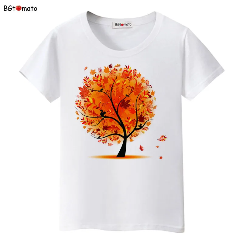 Beautiful Maple 3D T-shirt Women's Summer Clothing Good quality Brand Tops & Tees Original brand Women Shirts