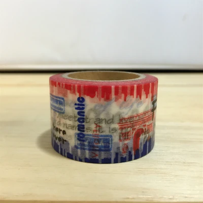 Schöne hohe qualität 30mm * 10 m washi band/Franch flagge diy und maskierung japan washi band