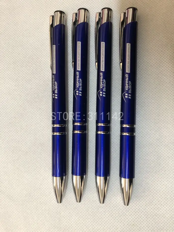 

1000 custom promotion blue ball pens brand company logo advertising pens with logo ball pen body blue ballpoint pen wholesale