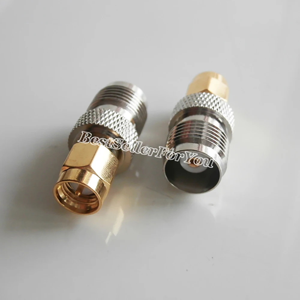 1Pc SMA male to TNC Female Jack straight 50ohm RF adapter Connector SMA-TNC  M/F Adapter