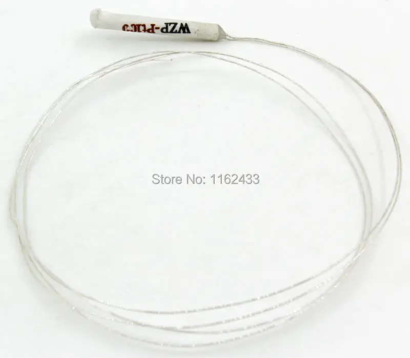 FTARP05 PT100 4*30mm ceram polish rod probe head 0.5m silver plated copper cable RTD temperature sensor