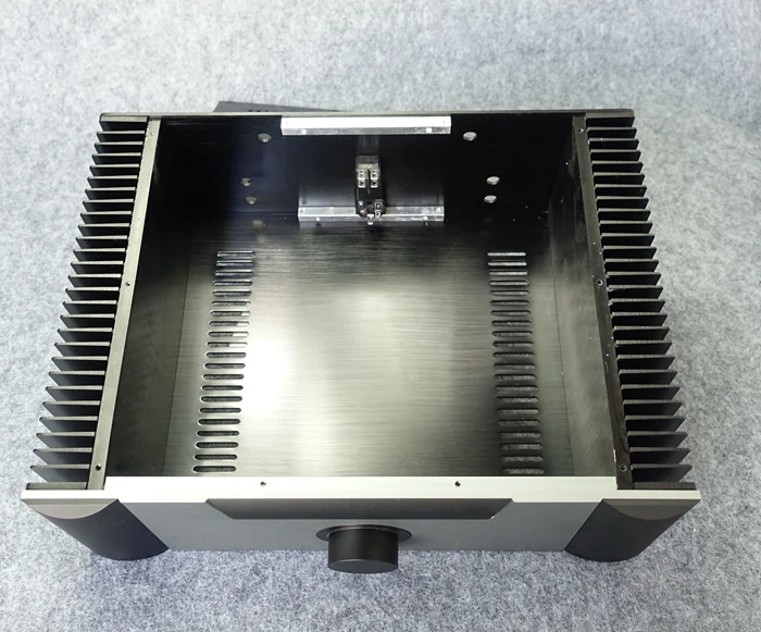 جديد وصول BZ4315E الألومنيوم مكبر للصوت الضميمة أمبير الهيكل ، اثنين الجانب المبرد الألومنيوم الهيكل ، الفئة أ هيكل مكبر كهربائي