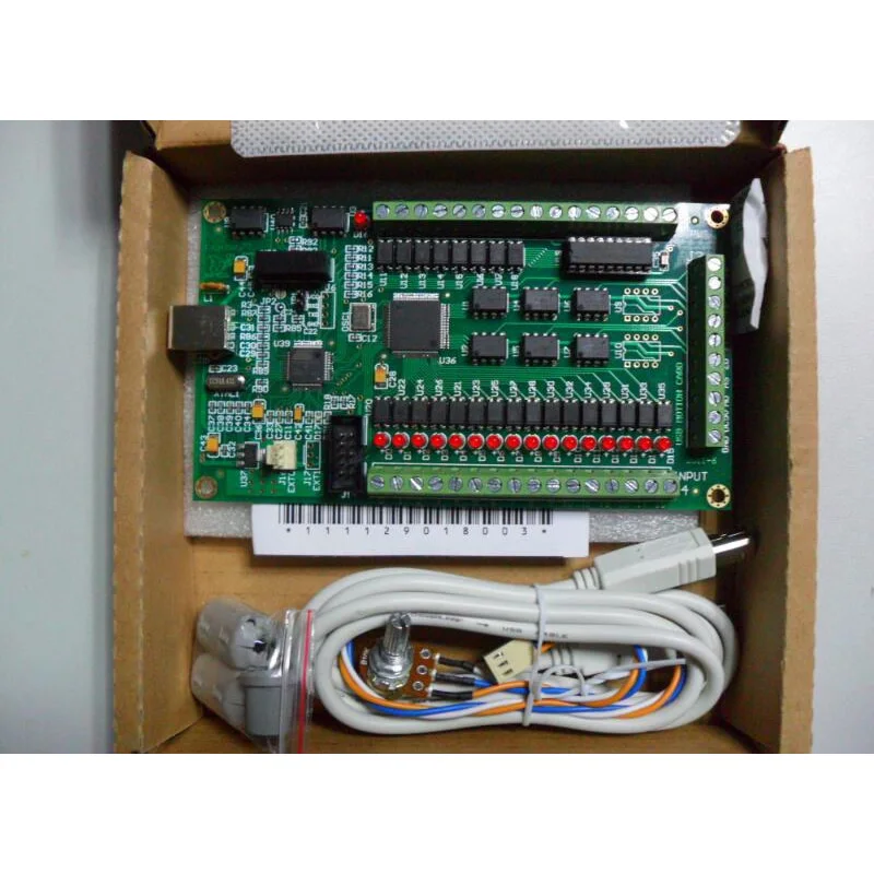 3 Axis 4axis USB Mach3 Motion Control Card Breakout Interface Board CNC Controller for CNC Engraving Milling Machine