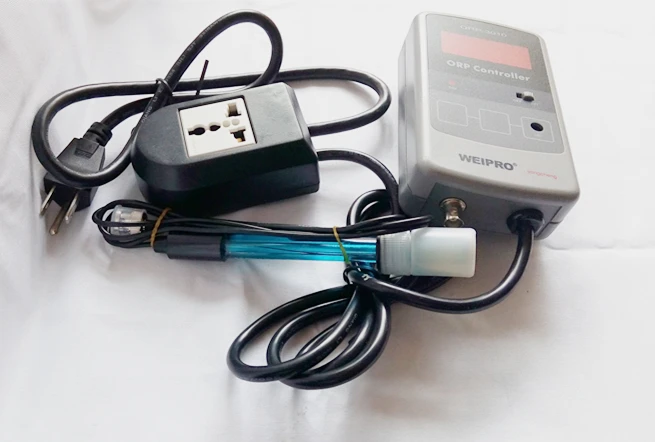 AQUARIUM ORP Meter and Controller WEIPRO ORP - 3010, working with ozonizer, 110v and 220v version, with universal power socket