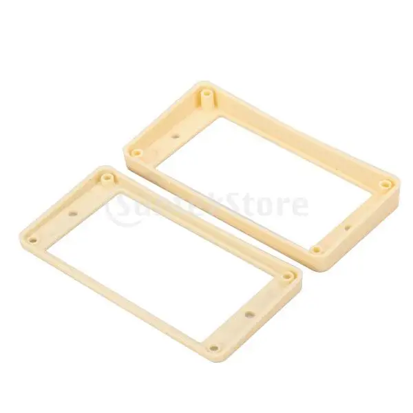 New Cream Curved Humbucker Pickups Frames Mounting Rings Guitar Mounting Rings for LP Electric Guitar