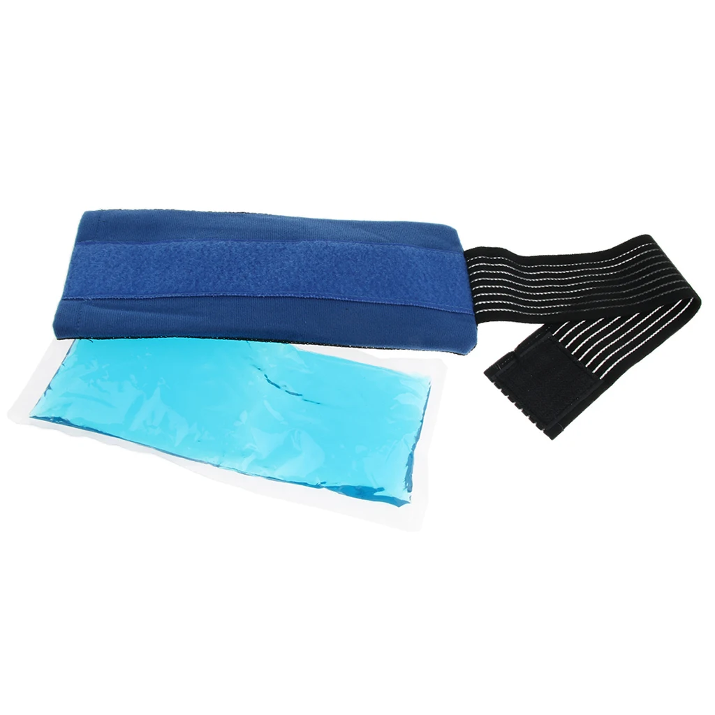 Reusable Neck Wrap Gel Ice Pack Hot Cold Pad with Strap for Migraine Relief Headache Elbow Ankle Knee Pain and Sports Injuries